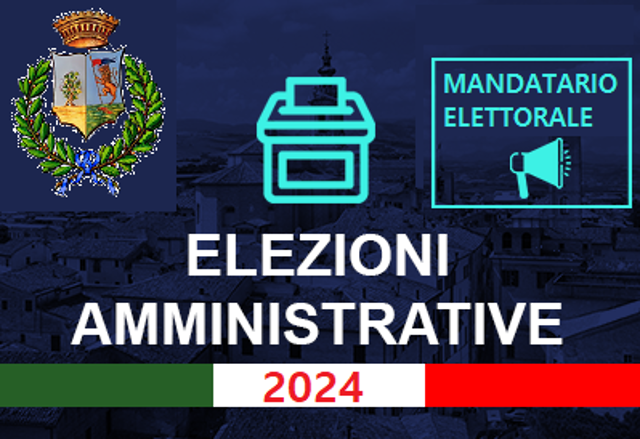 Elezioni amministrative 2024: Nomina mandatario elettorale per raccolta fondi per il finanziamento della campagna elettorale.