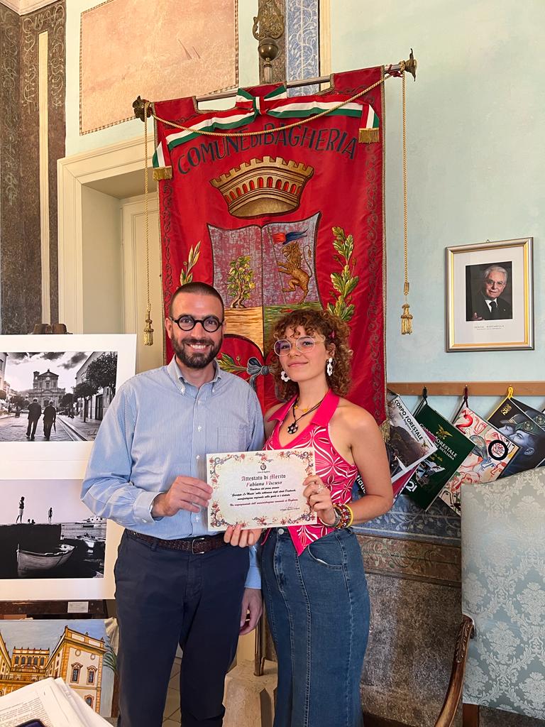 Le congratulazioni del sindaco Tripoli a Fabiana Viscuso