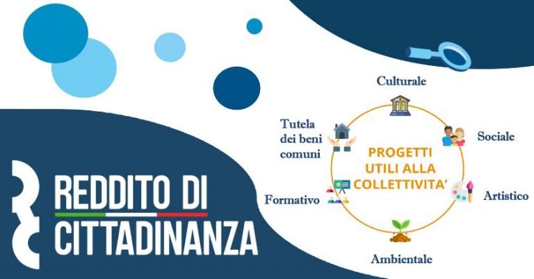 Reddito di cittadinanza: Approvati cinque progetti 
