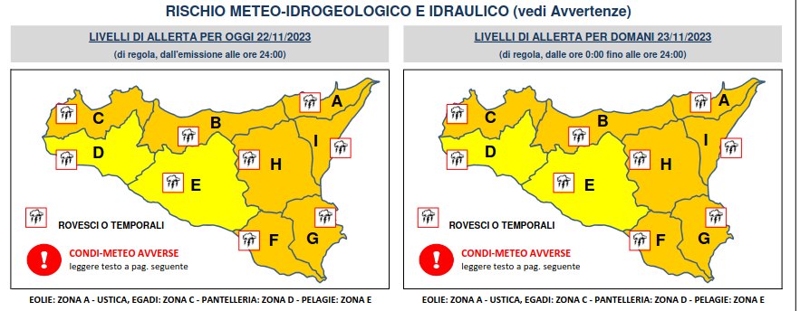 allerta meteo arancione