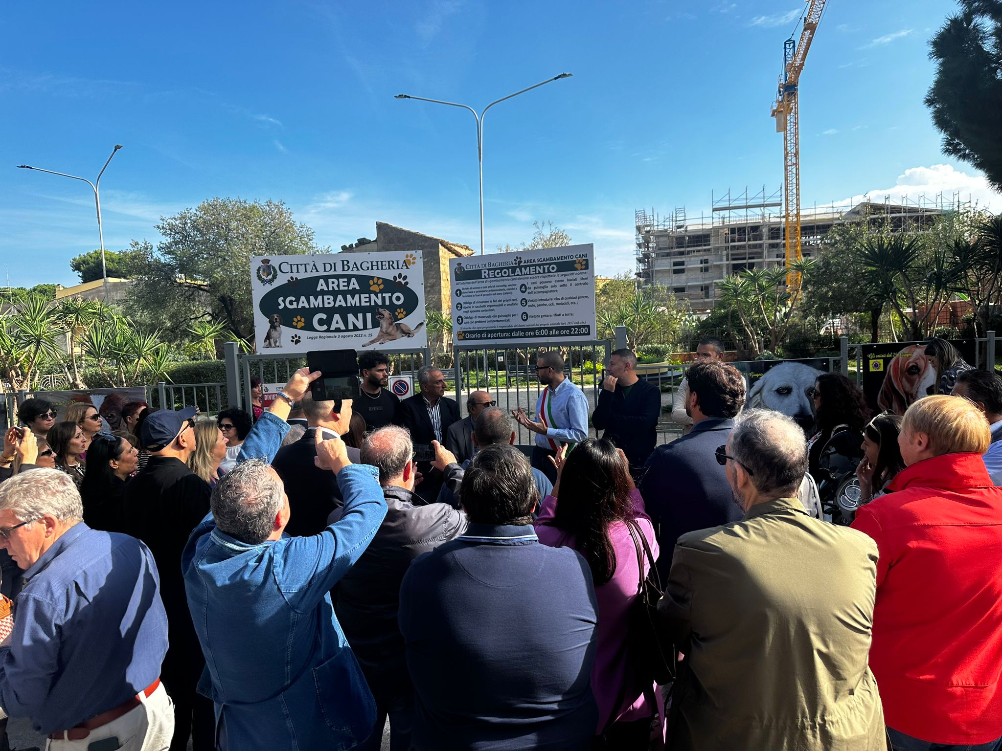 Inaugurata l'area di sgambamento per cani