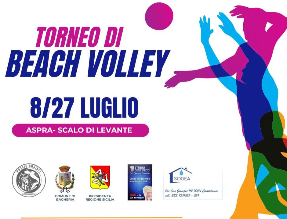 Aspra: Torneo di Beach Volley dall'8 luglio.