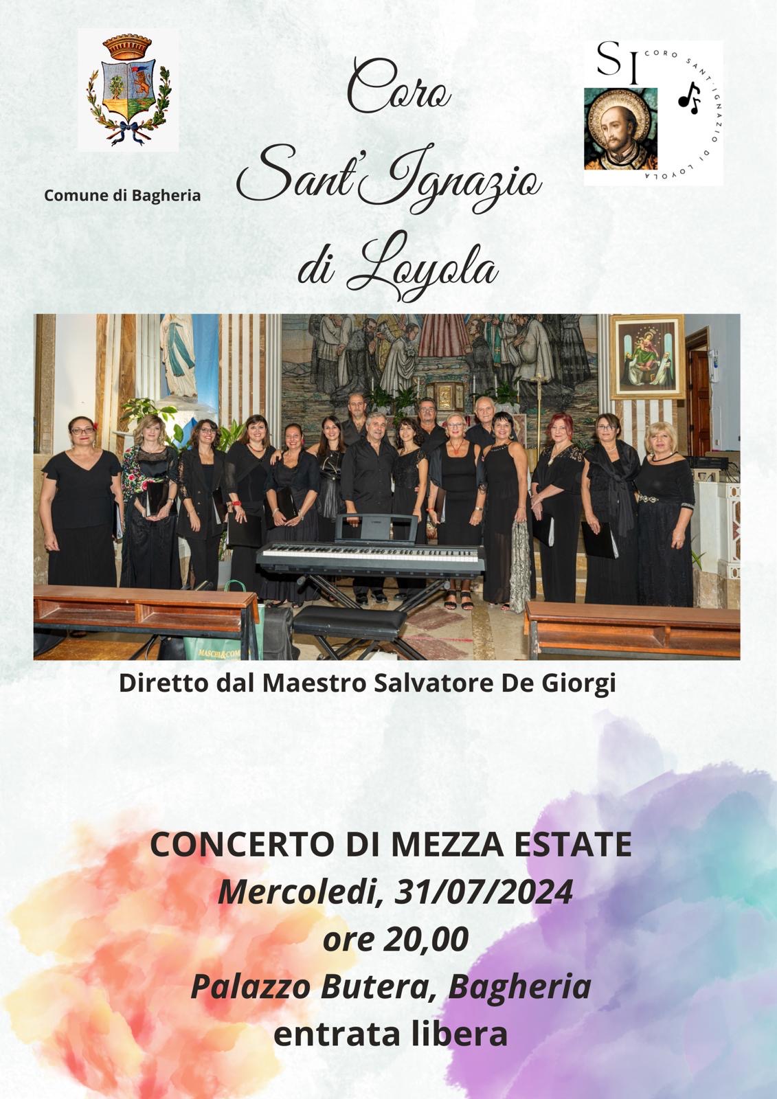  Concerto di Mezza Estate del coro Sant’Ignazio di Loyola a palazzo Butera.