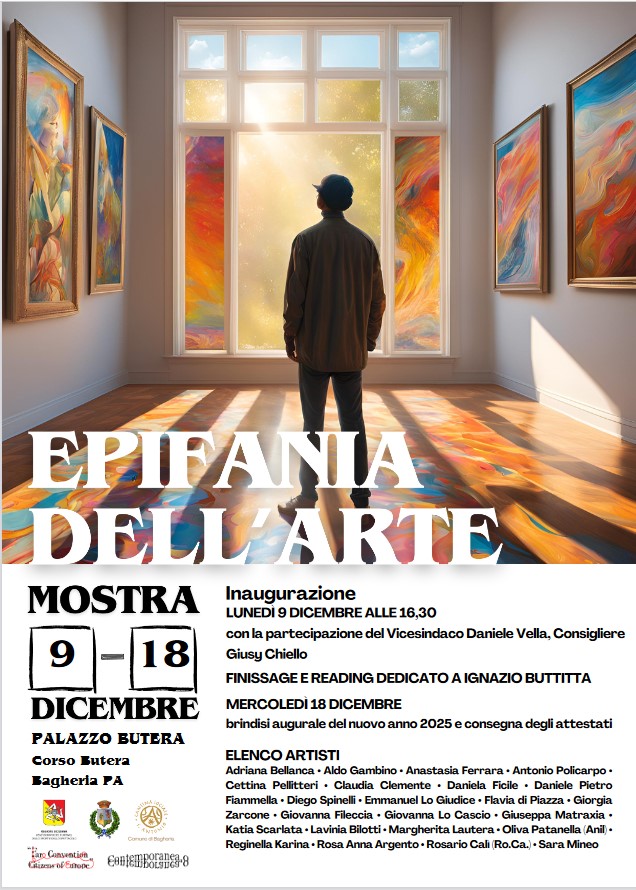 "Epifania nell'Arte": mostra d'arte collettiva a palazzo Butera.