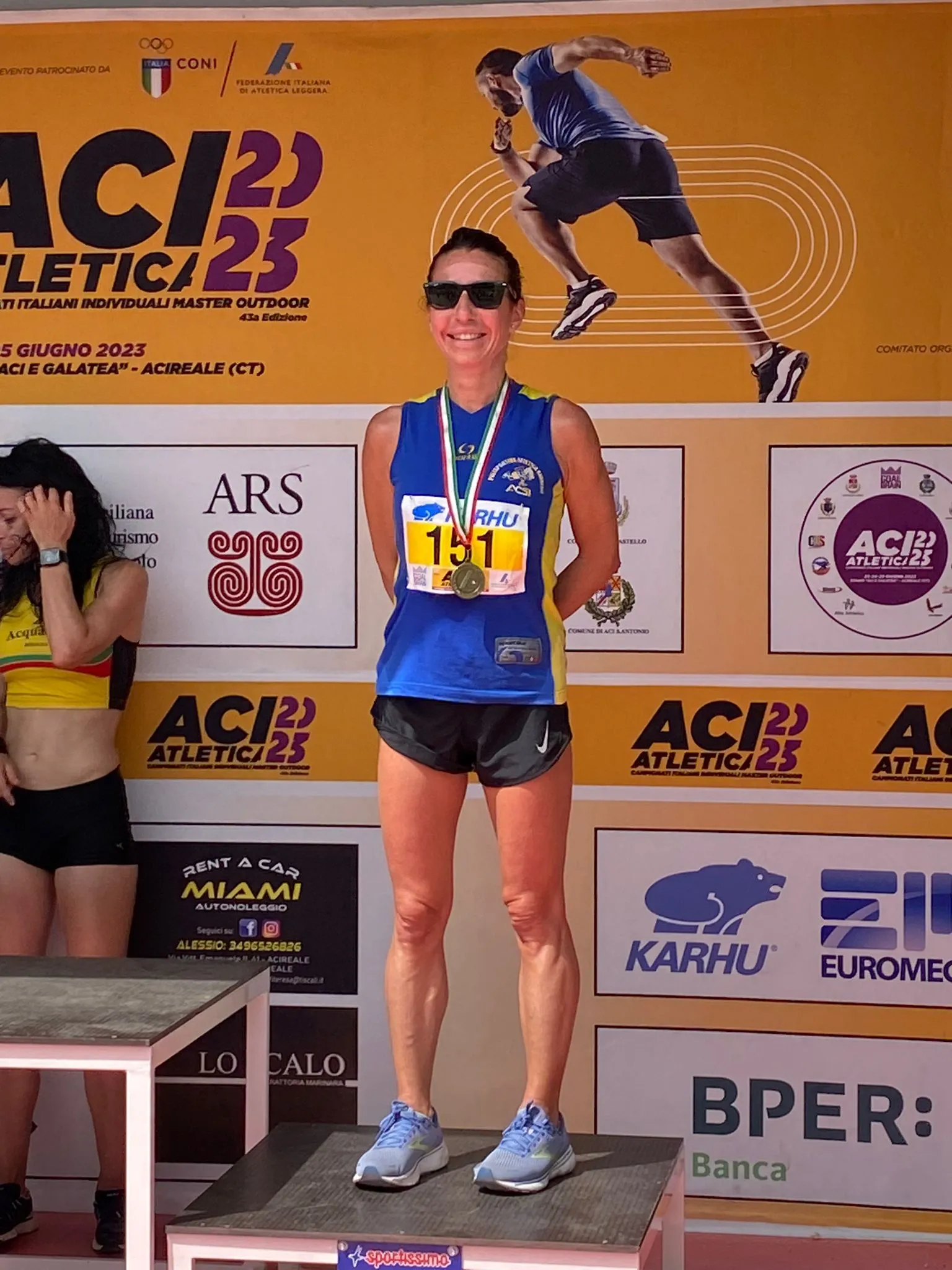  Caterina Maggiore medaglia di bronzo ai campionati italiani individuali di marcia.