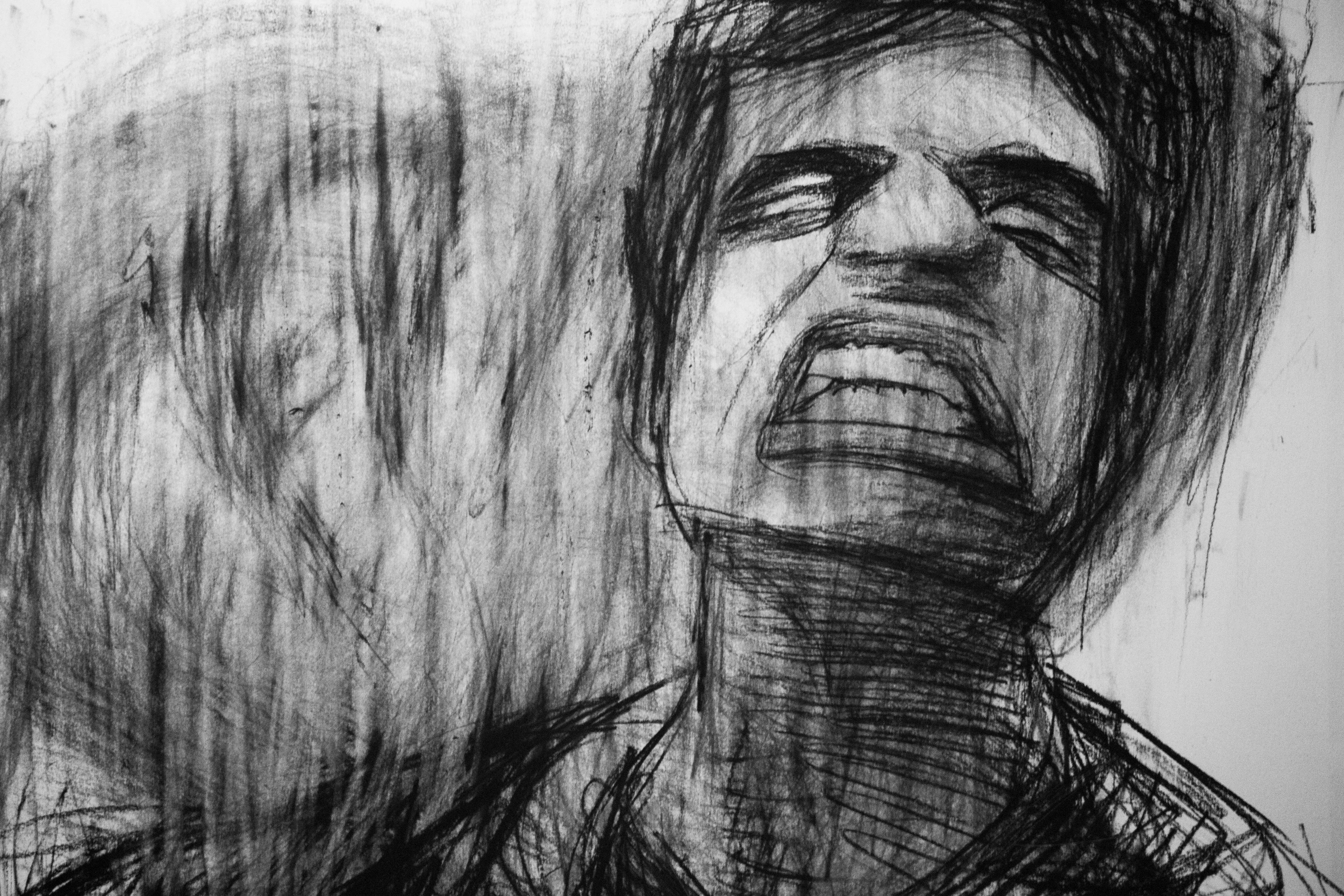 4_Furor Hermetico - Charcoal selfportrait (1)