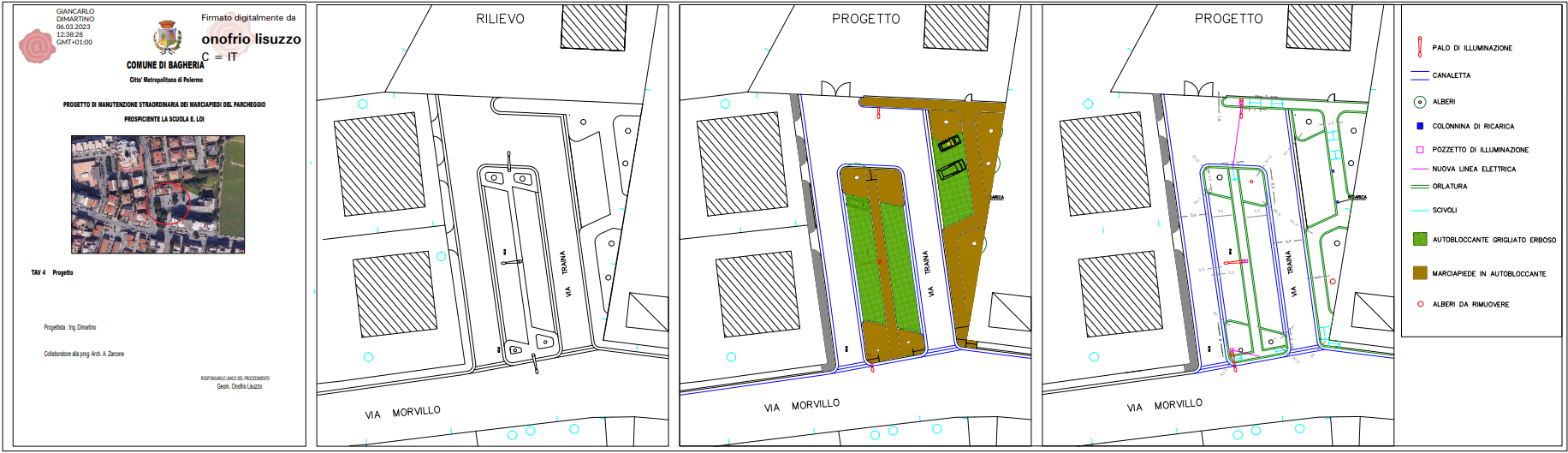 progetto marciapiedi scuola Loi 2