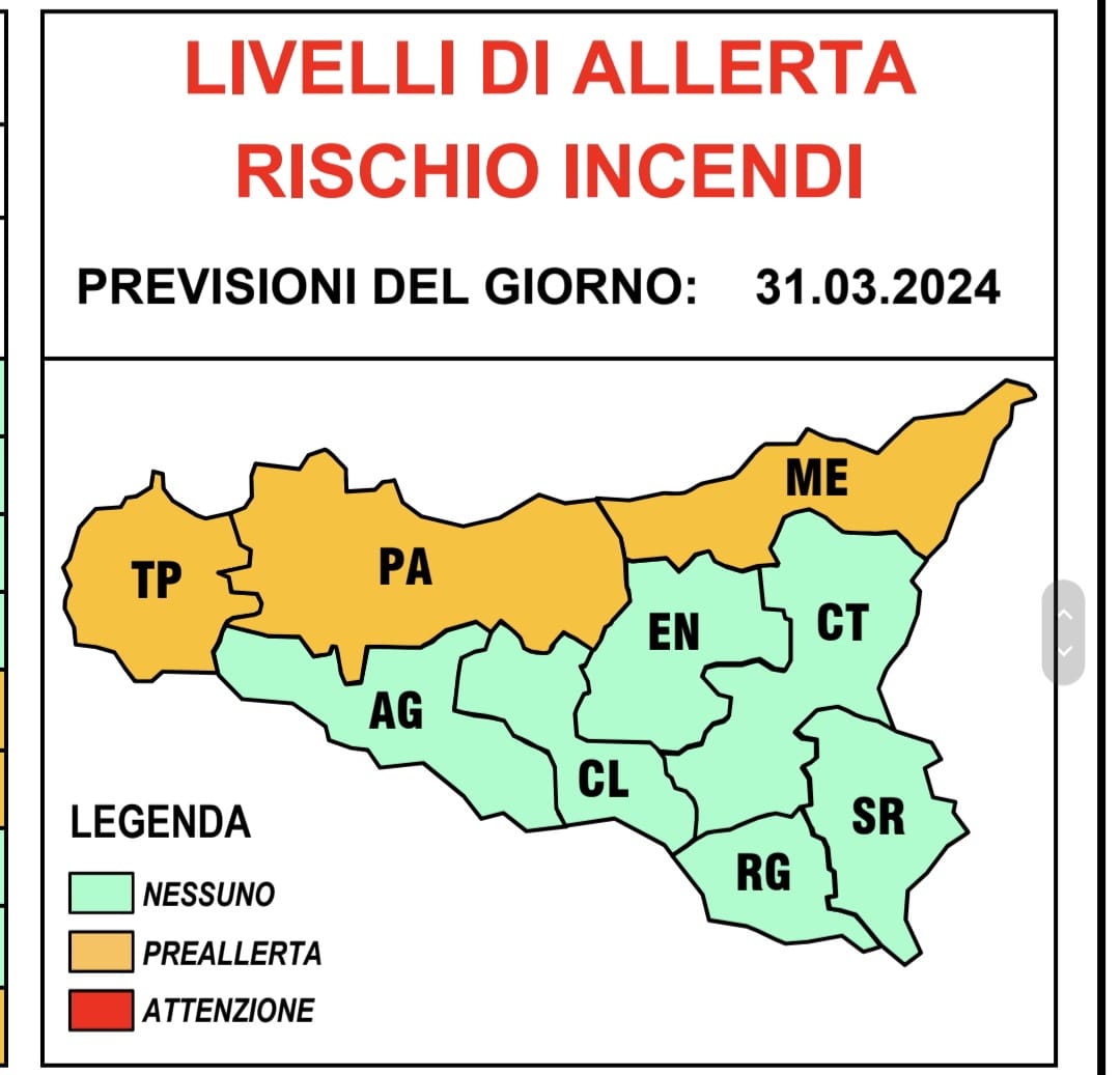 Allerta incendi