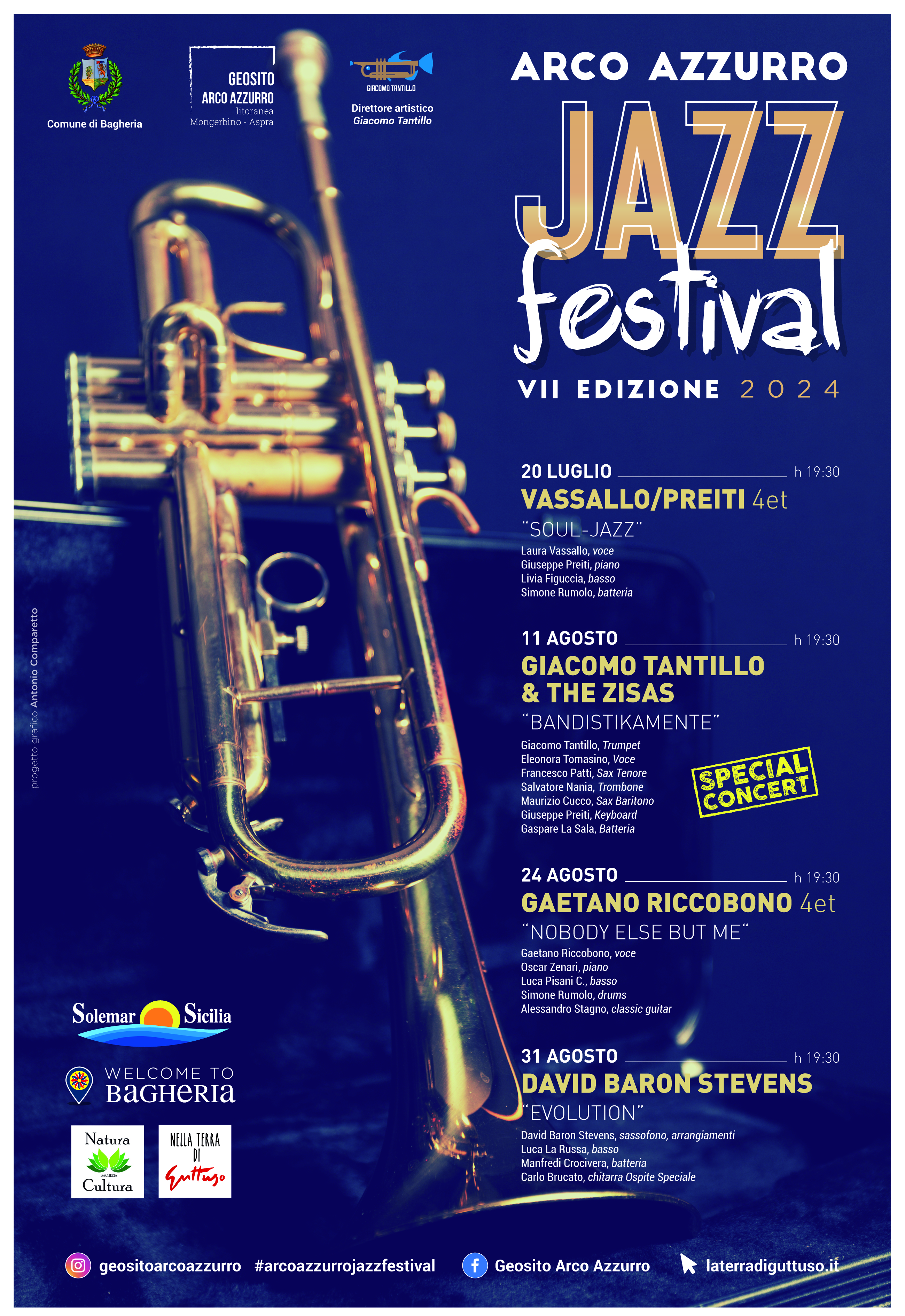 Settima Edizione dell’ “Arco Azzurro Festival Jazz”. Musica al tramonto.