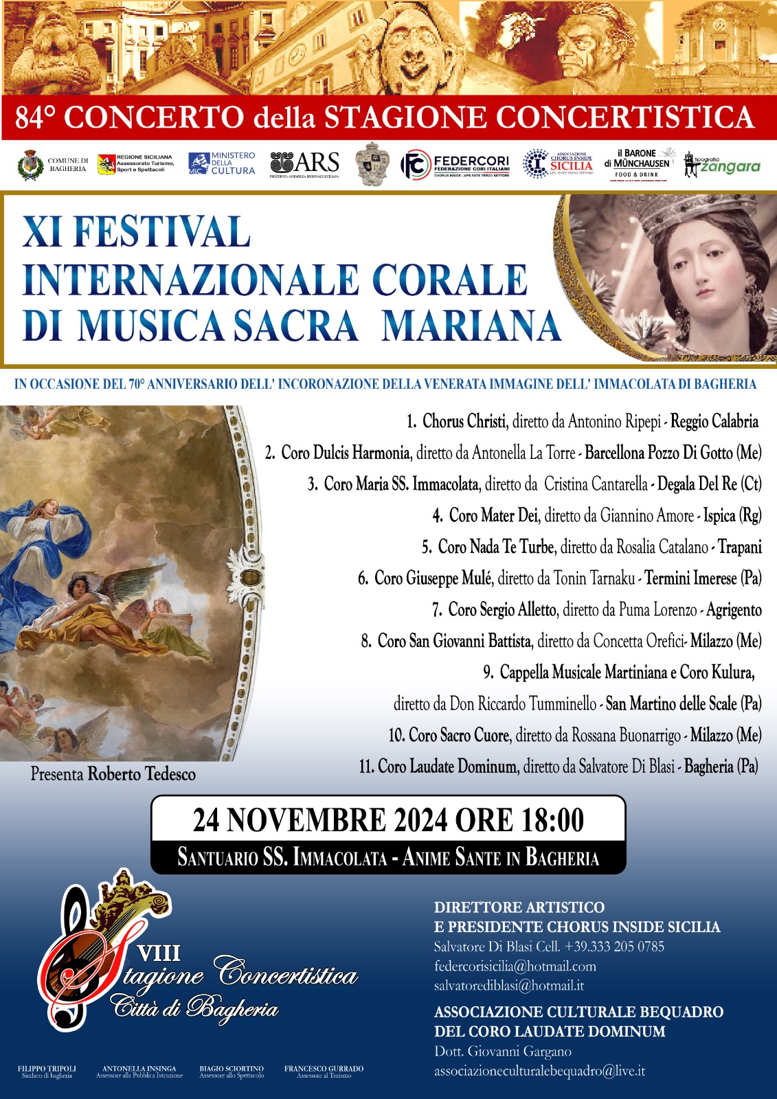 XI Festival Internazionale Corale di Musica Sacra Mariana.