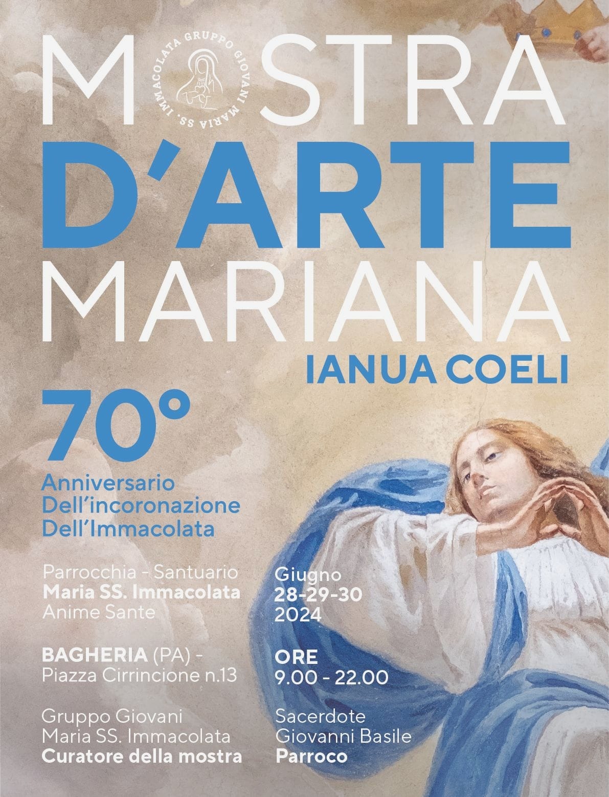 Mostra d'arte Mariana "Ianua coeli" presso il Santuario Maria SS. Immacolata.