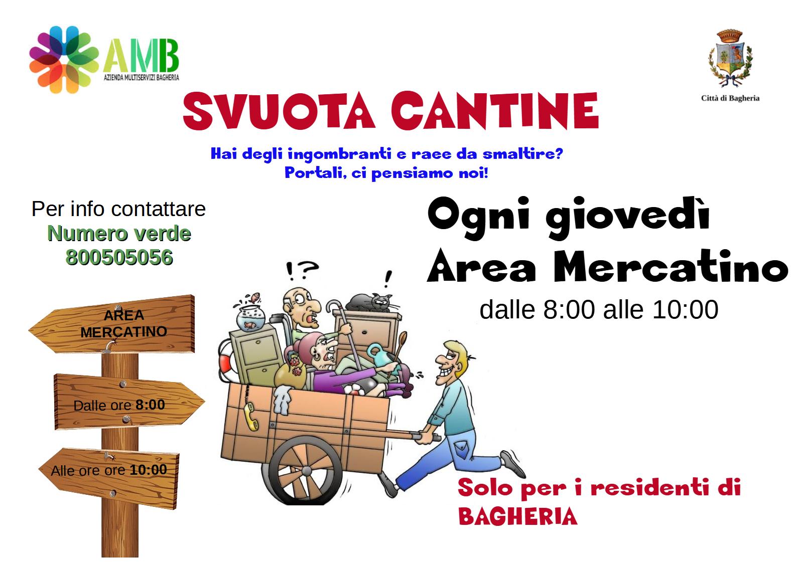 Da giovedì 10 ottobre 2024 parte  il nuovo servizio “Svuota Cantine” per lo smaltimento di ingombranti e RAEE