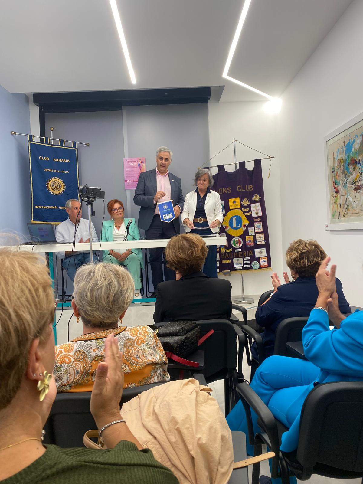 Il Lions Club di Bagheria e l'Inner Wheel Club di Bagheria insieme per la prevenzione senologica