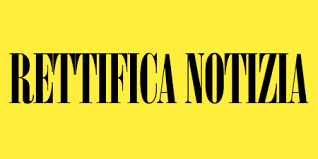 Rettifica comunicato stampa su consulenza a titolo gratuito all'architetto Lucà Spanò