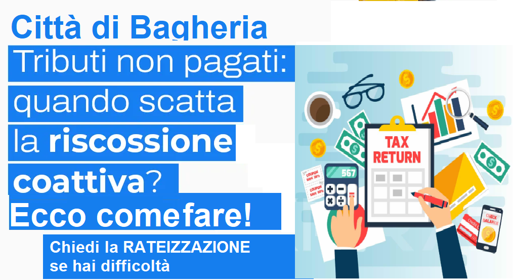 Tributi: Avviso di riscossione coattiva e opportunità di regolarizzazione. L'amministrazione  viene incontro ai cittadini