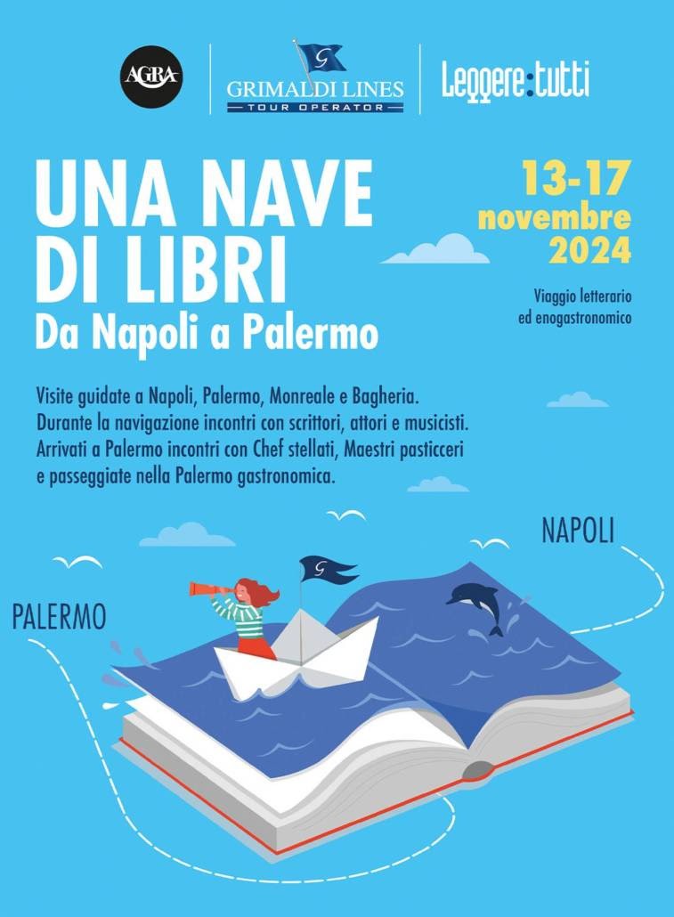 Bagheria protagonista della "Nave dei Libri": un viaggio tra cultura, arte e gusto