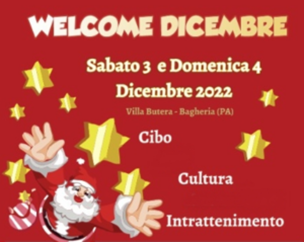 A Villa Butera sabato 3 e domenica 4 dicembre 2022 “Welcome Dicembre” 