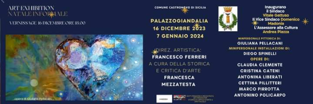Claudia Clemente alla collettiva della Critica e storica Francesca Mezzatesta.