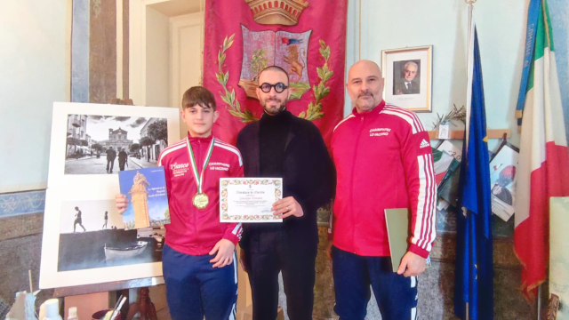 Il bagherese Giuseppe Ferrante vince il campionato italiano di Taekwondo “Categoria Cadetti + 65 Kg.” . I complimenti del sindaco Tripoli.