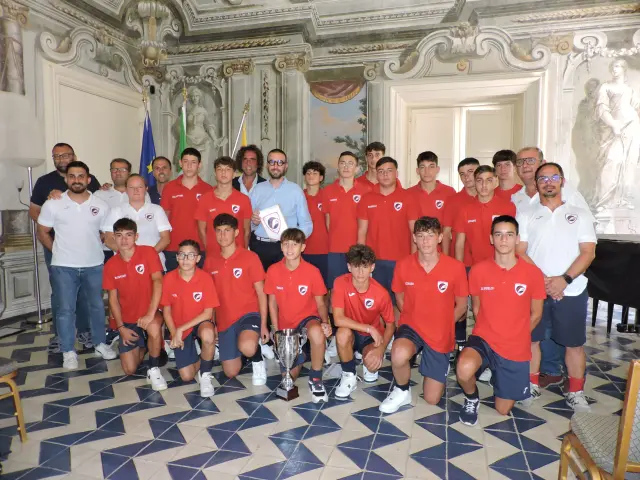 La scuola calcio Fortitudo vince il campionato regionale girone B: le congratulazioni dell'amministrazione comunale.