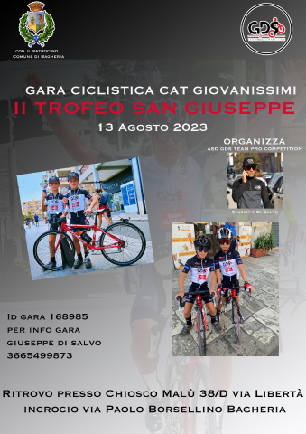  “II Trofeo San Giuseppe”. Domenica 13 agosto 2023.