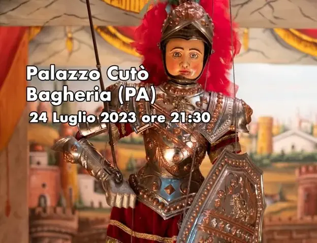 L'"Opera Dei Pupi “ dei figli d'arte Mancuso a villa Cutò.