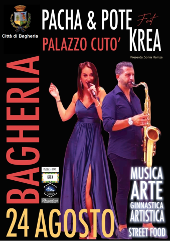 “Pache e Pote feat Krea”. Spettacolo musicale a villa Cutò il 24 agosto.