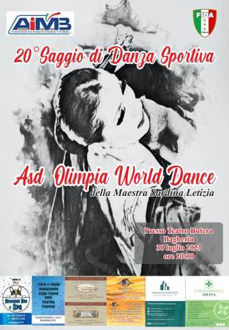 Saggio di danza Asd Olimpia World Dance al teatro di villa Butera.