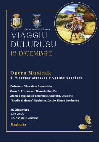 “Viaggio Dulurusu”. Opera musicale sabato 16 dicembre chiesa M.S.S. Del Carmelo